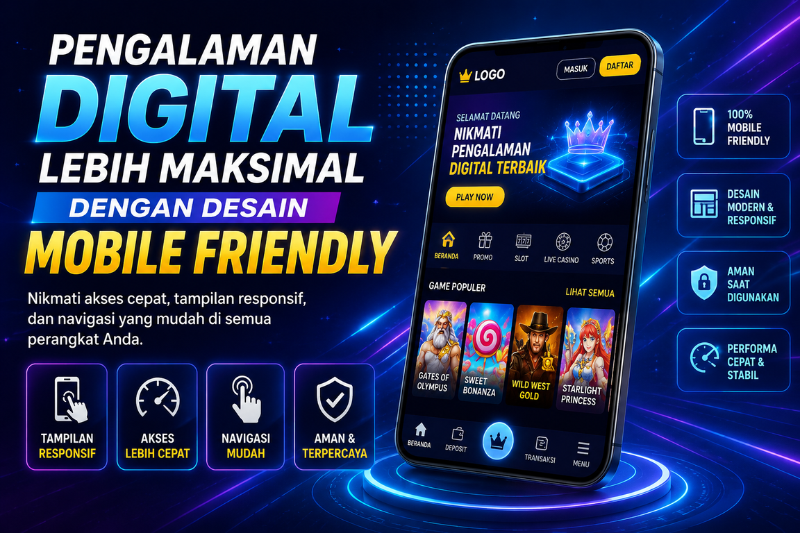 Pengalaman Digital Lebih Maksimal Dengan Desain Mobile Friendly